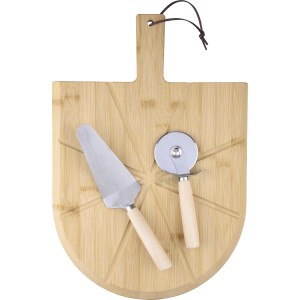 Bambusz pizzak�szlet, barna