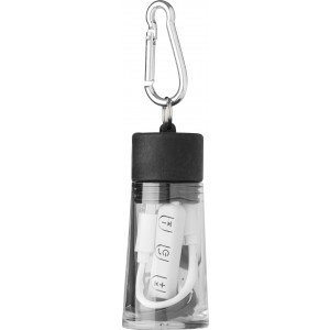 Bluetooth f�lhallgat� tart�val, fekete