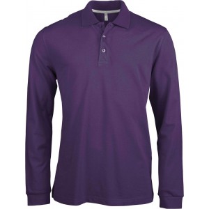 Kariban f�rfi hossz�ujj� pik� p�l�, Purple
