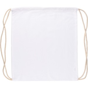 Oeko-Tex pamut tornazs�k, 140 g/m2, feh�r